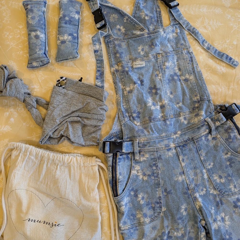 Mumsie Baby wearing Overalls